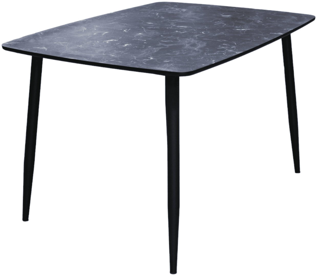 Обеденный стол Truva, 120х90x75 см, ЛДСП, черный купить,NaN