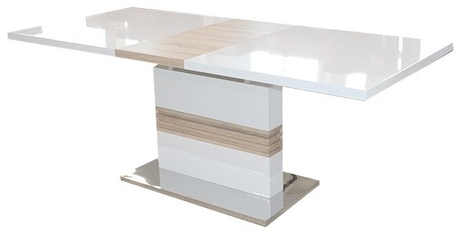 Обеденный стол ZETA Brooks, 200х90x75 см, МДФ, белый купить,NaN