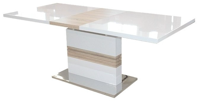Обеденный стол ZETA Brooks, 200х90x75 см, МДФ, белый купить,NaN