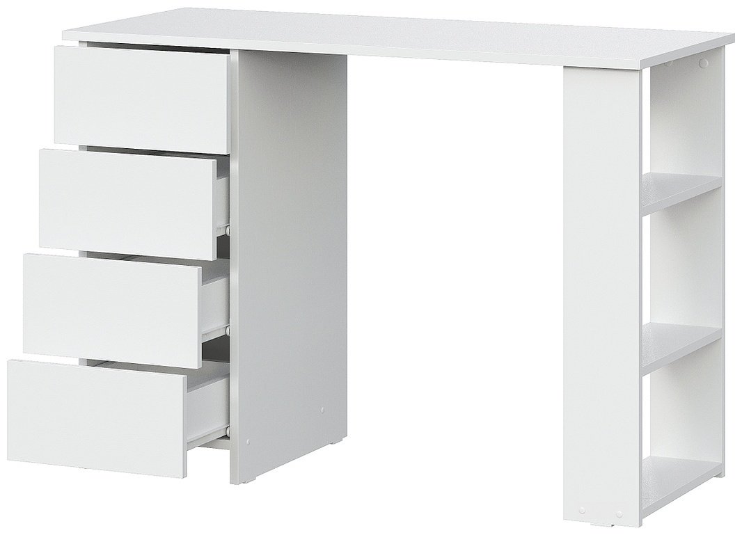 Стол компьютерный Ультра, 105.8х45x75 см, белый купить,NaN