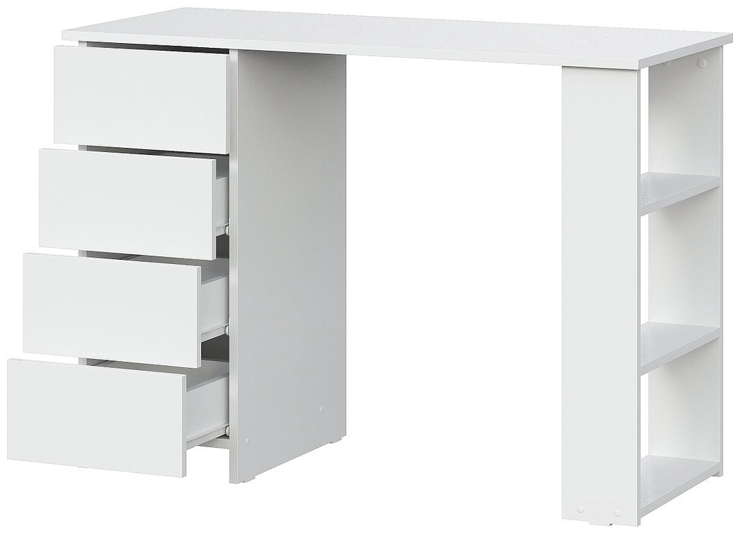Стол компьютерный Ультра, 105.8х45x75 см, белый купить,NaN