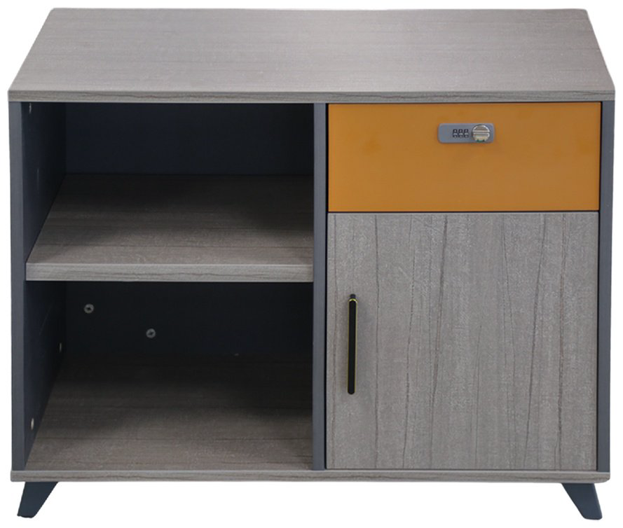 Стол письменный ZETA PG-K22B-16B, 160х80x75 см, серый, коричневый купить,NaN