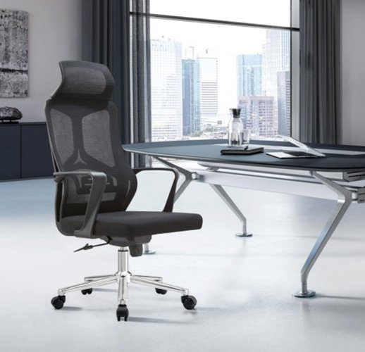 Офисное кресло ZETA ZM-B202, черный купить,NaN