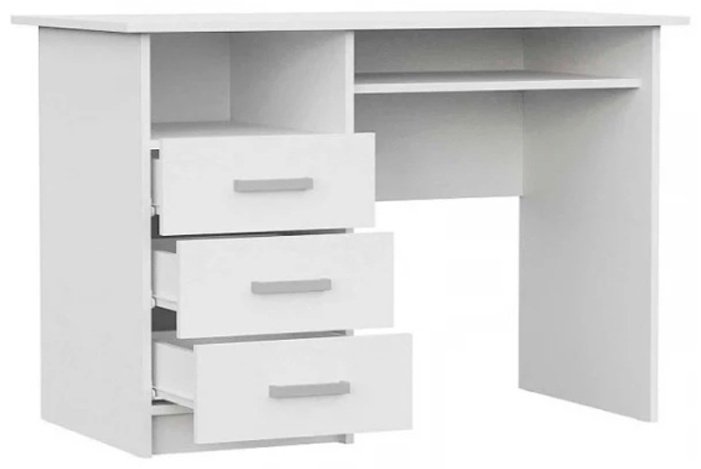 Стол компьютерный ZETA ПС-02, 110х60x75 см, белый купить,NaN