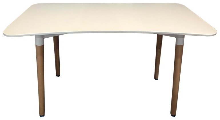 Обеденный стол ZETA мод T10 (ВИ), 120х60x68 см, МДФ, белый купить,NaN