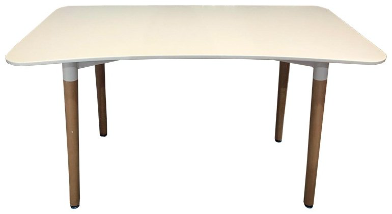 Обеденный стол ZETA мод T10 (ВИ), 120х60x68 см, МДФ, белый купить,NaN