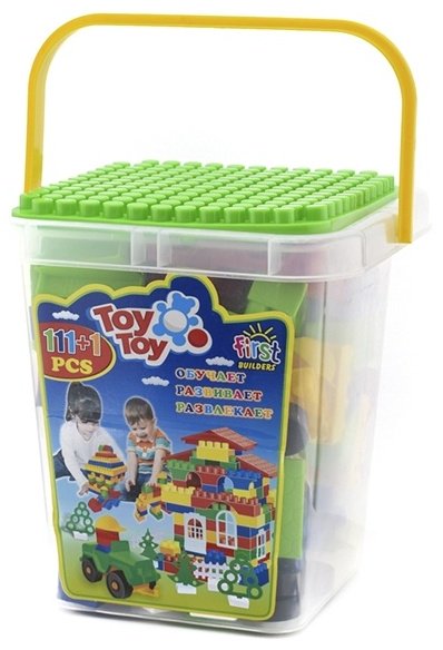 Конструктор Baby Toys First Builders, деталей 112 шт купить,NaN