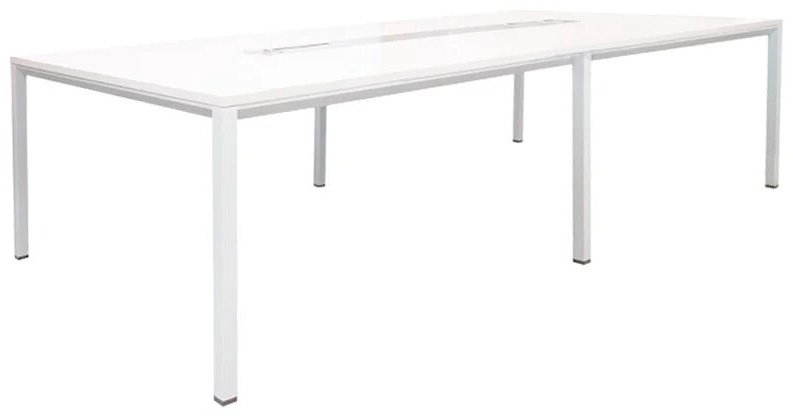 Стол для переговоров ZETA PG-F22D-30D, 300х140x75 см, белый купить,NaN