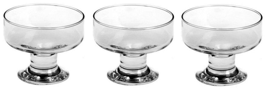 Pasabahce креманка Ice Ville 41016 круглая 3 шт, стекло купить,NaN