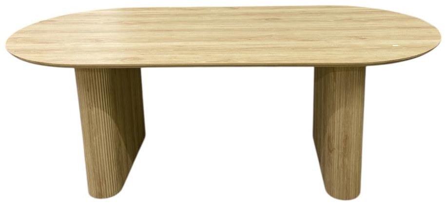 Обеденный стол ZETA A02, 210х100x75 см, ЛДСП, бежевый купить,NaN