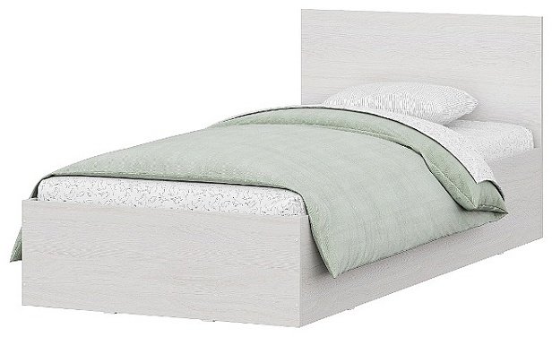 Кровать МСП 1 односпальная, 90x200 см (без матраса, без подъёмного механизма) белый купить,NaN
