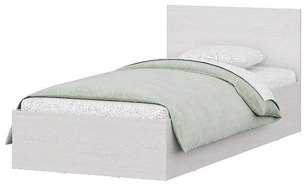 Кровать МСП 1 односпальная, 90x200 см (без матраса, без подъёмного механизма) белый купить,NaN