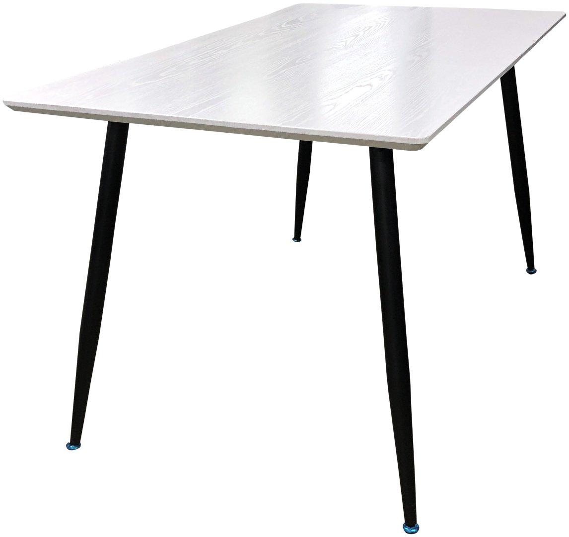 Обеденный стол ENGLIAN DT-303P, 140х80x75 см, ЛДСП, белый купить,NaN
