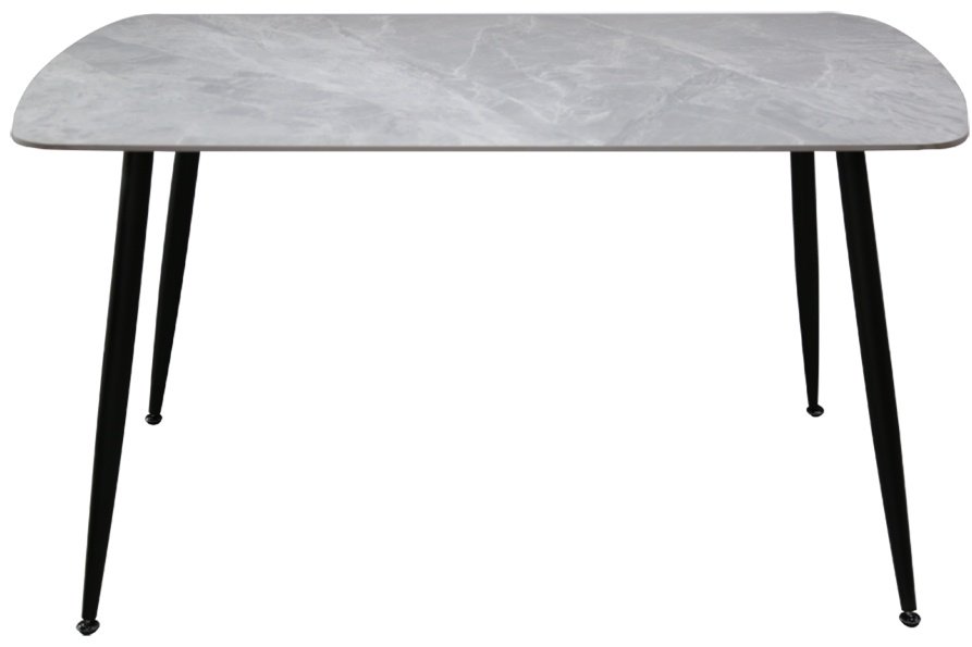 Обеденный стол ENGLIAN SANDER, 80х140x76 см, керамика, черный, серый купить,NaN