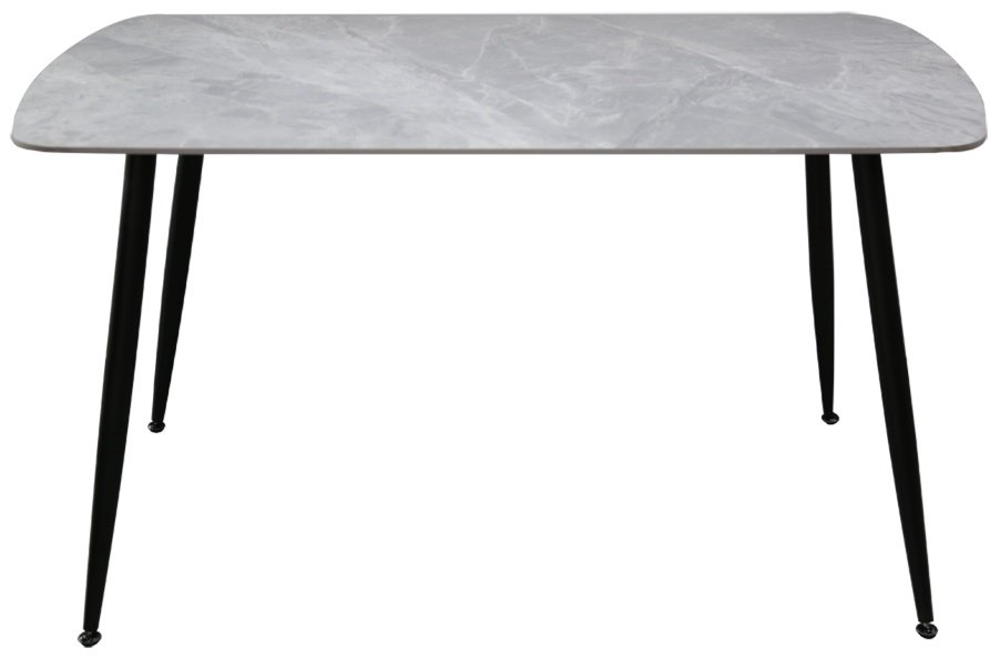 Обеденный стол ENGLIAN SANDER, 80х140x76 см, керамика, черный, серый купить,NaN