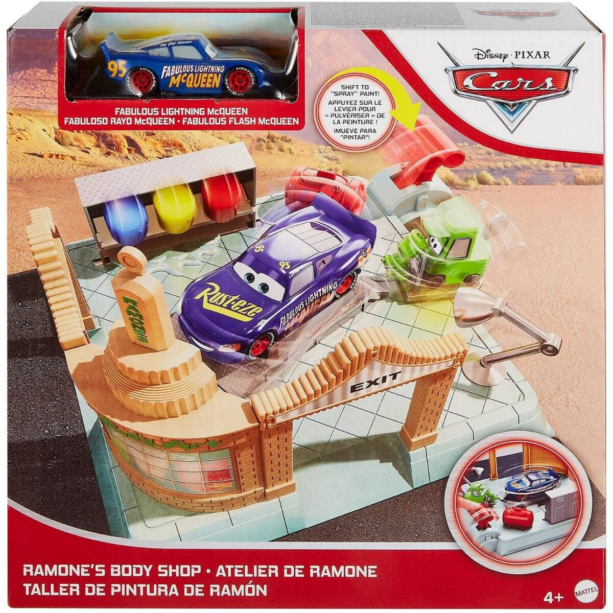 Игровой набор Cars Авторсервис Мастерская боди-арта Рамона купить,NaN