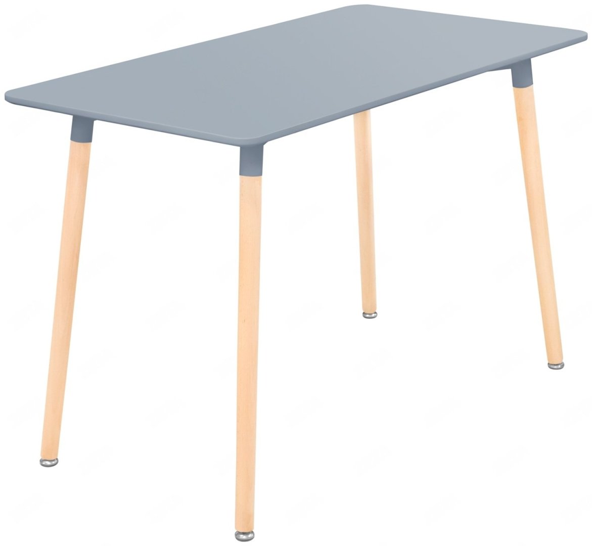 Обеденный стол САНРАЙЗ T6, 110х60x74 см, МДФ, серый купить,NaN