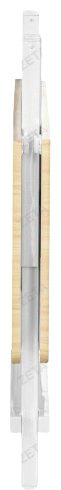 Обеденный стол ZZ8002, 80х80x73 см, ЛДСП, белый, коричневый купить,NaN