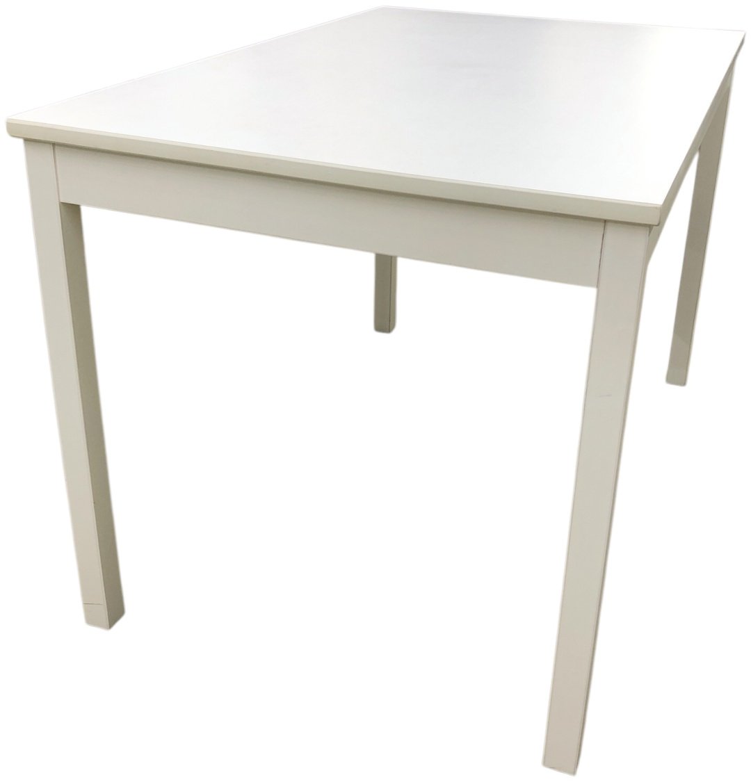 Обеденный стол ZETA Ladder Back , 118х74x73 см, ЛДСП, белый купить,NaN