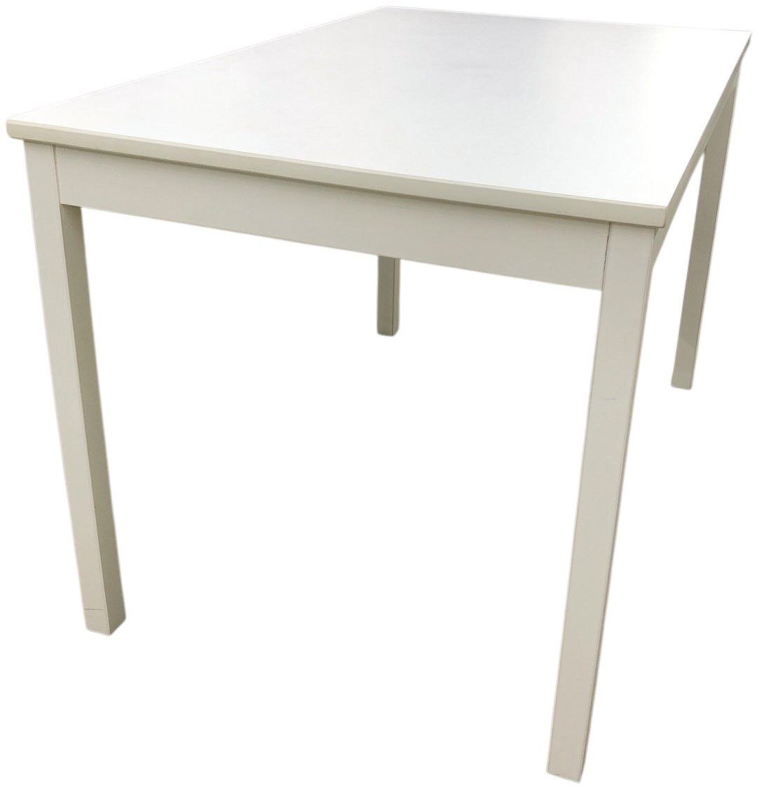 Обеденный стол ZETA Ladder Back , 118х74x73 см, ЛДСП, белый купить,NaN