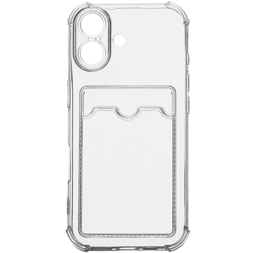 Чехол BoraSCO Bumper Case 75702 с картхолдером для iPhone 17 прозрачный