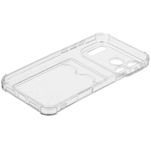 Чехол BoraSCO Bumper Case 75700 с картхолдером  для iPhone 17 Pro Max прозрачный 