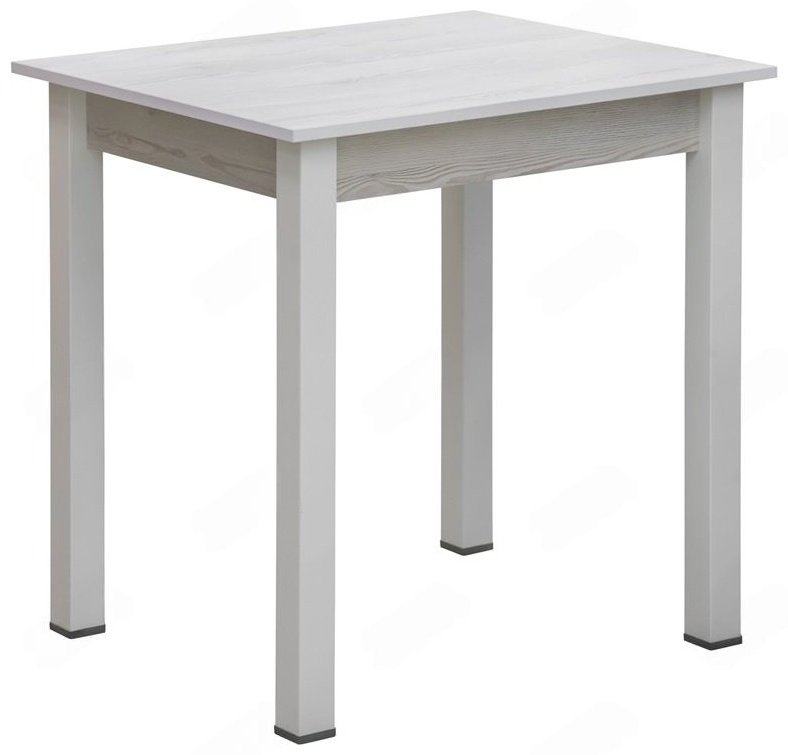 Обеденный стол 86310-2, 72х60x73.5 см, ЛДСП, белый купить,NaN
