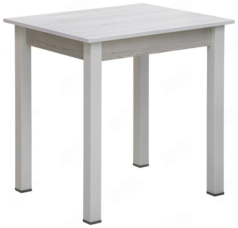 Обеденный стол 86310-2, 72х60x73.5 см, ЛДСП, белый купить,NaN