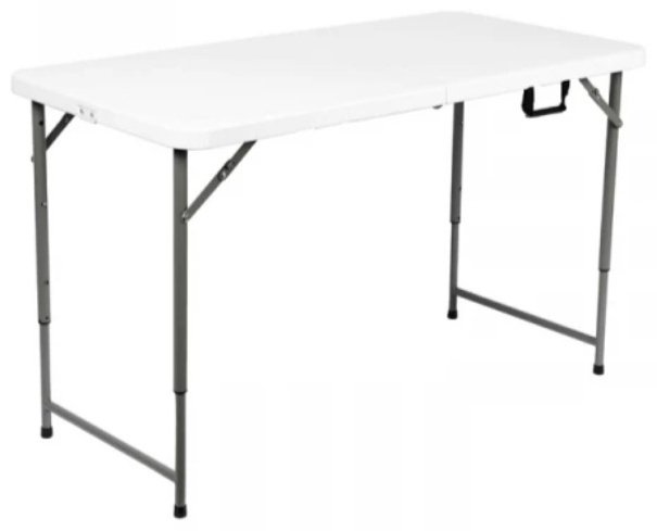 Стол-книжка ZETA YZ-Z123N, 60х123x72.5 см, пластик, белый купить,NaN