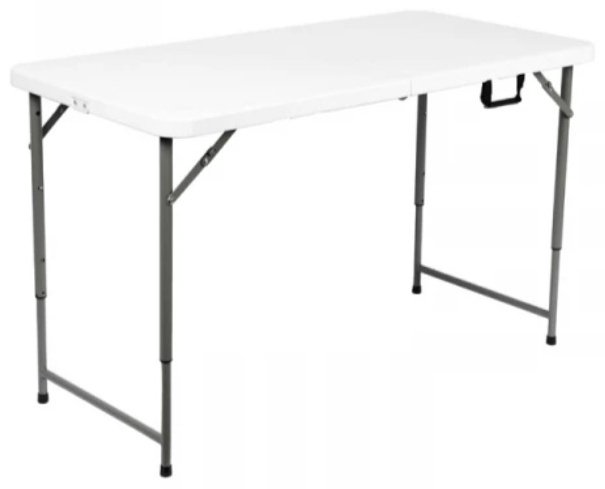 Стол-книжка ZETA YZ-Z123N, 60х123x72.5 см, пластик, белый купить,NaN