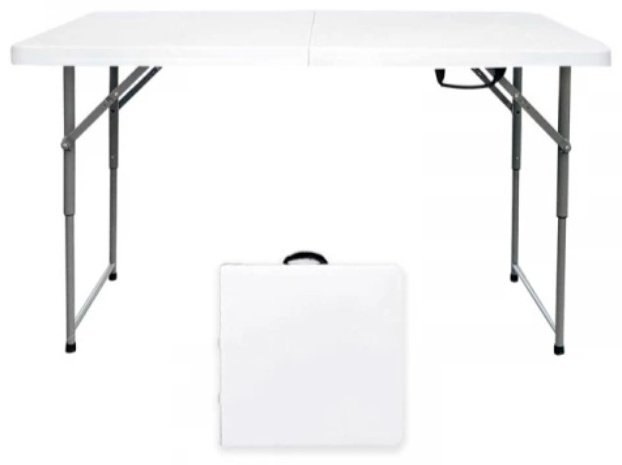 Стол-книжка ZETA YZ-Z123N, 60х123x72.5 см, пластик, белый купить,NaN