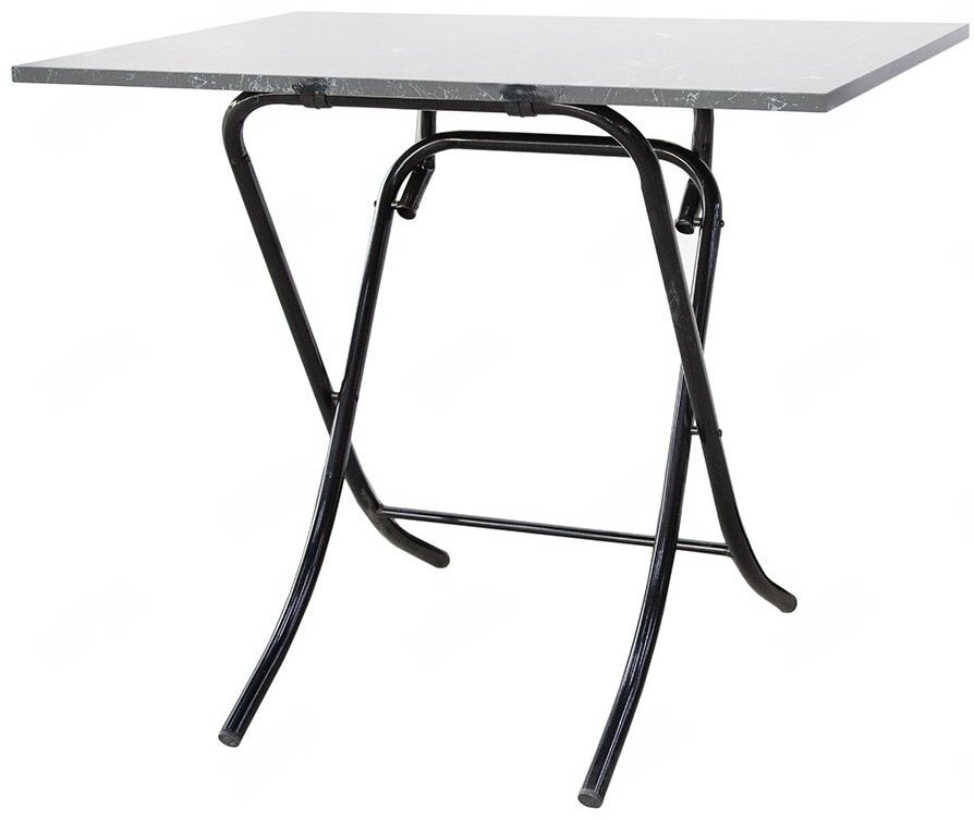 Обеденный стол Alesta 10157, 90х60x75 см, ЛДСП, черный купить,NaN