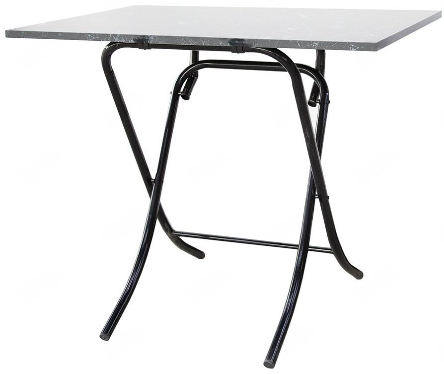 Обеденный стол Alesta 10157, 90х60x75 см, ЛДСП, черный купить,NaN