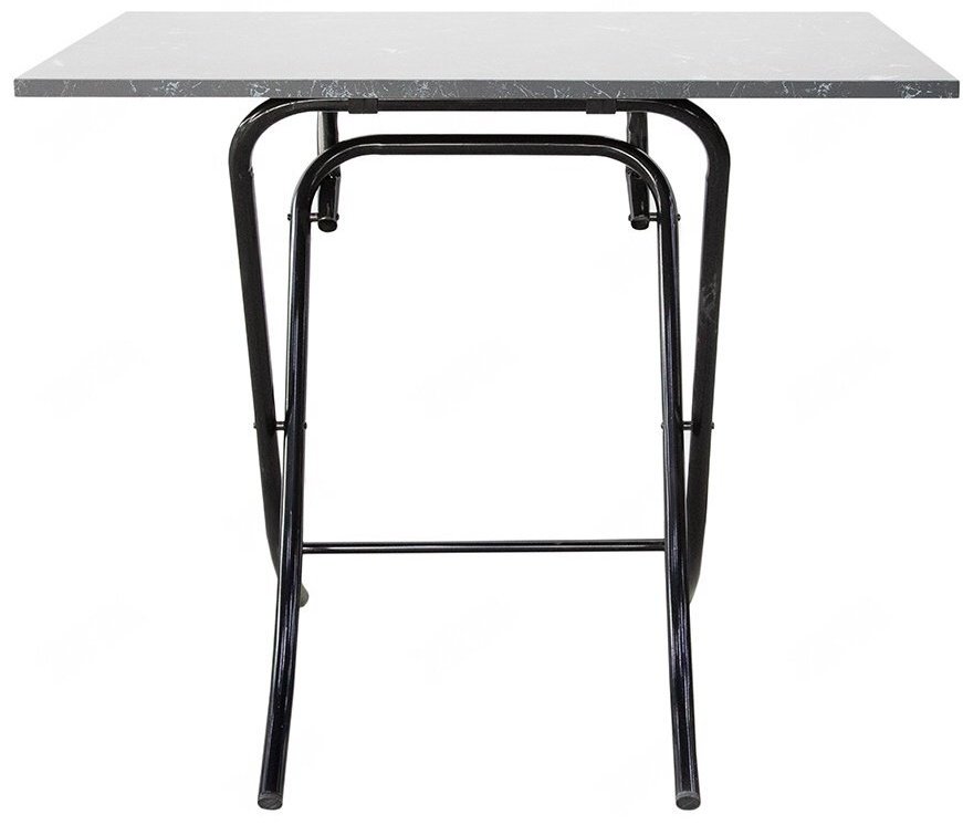 Обеденный стол Alesta 10157, 90х60x75 см, ЛДСП, черный купить,NaN