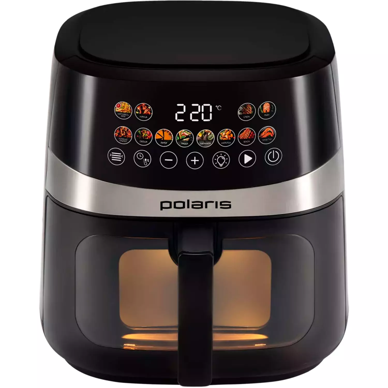 Аэрогриль Polaris PAF 8005W WIFI IQ Home Black купить,109990