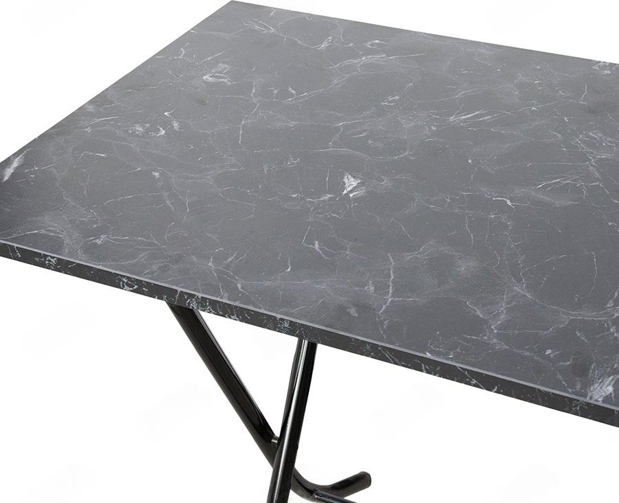Обеденный стол Alesta 10157, 90х60x75 см, ЛДСП, черный купить,NaN