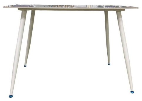 Обеденный стол ENGLIAN SANDER X, 75х120x76 см, керамика, бежевый купить,NaN