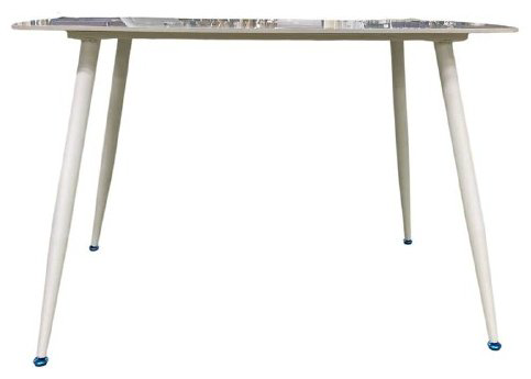 Обеденный стол ENGLIAN SANDER X, 75х120x76 см, керамика, бежевый купить,NaN