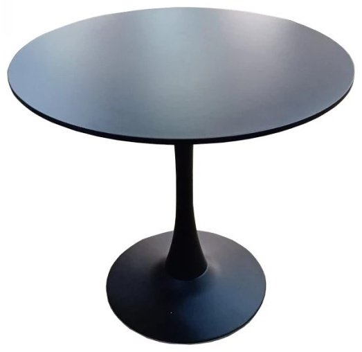 Обеденный стол САНРАЙЗ T11, 80х80x73 см, МДФ, черный купить,NaN