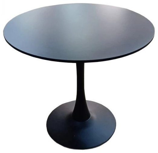 Обеденный стол САНРАЙЗ T11, 80х80x73 см, МДФ, черный купить,NaN