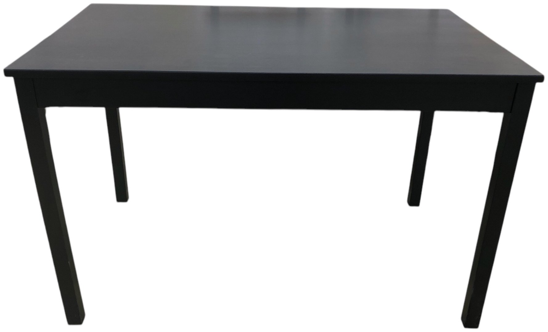 Обеденный стол ZETA Ladder, 118х74x73 см, ЛДСП, черный купить,NaN
