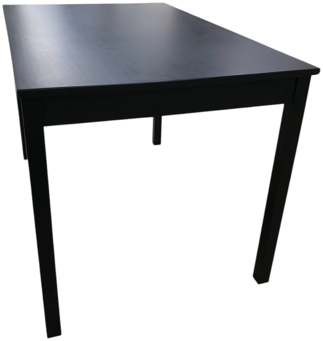 Обеденный стол ZETA Ladder, 118х74x73 см, ЛДСП, черный купить,NaN