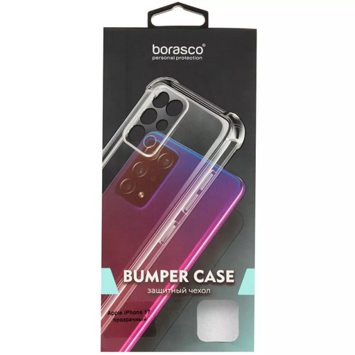 Чехол BoraSCO Silicone Case 75705 для iPhone 17 прозрачный