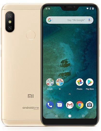 Смартфон Xiaomi Mi A2 Lite 32Gb Gold купить,NaN