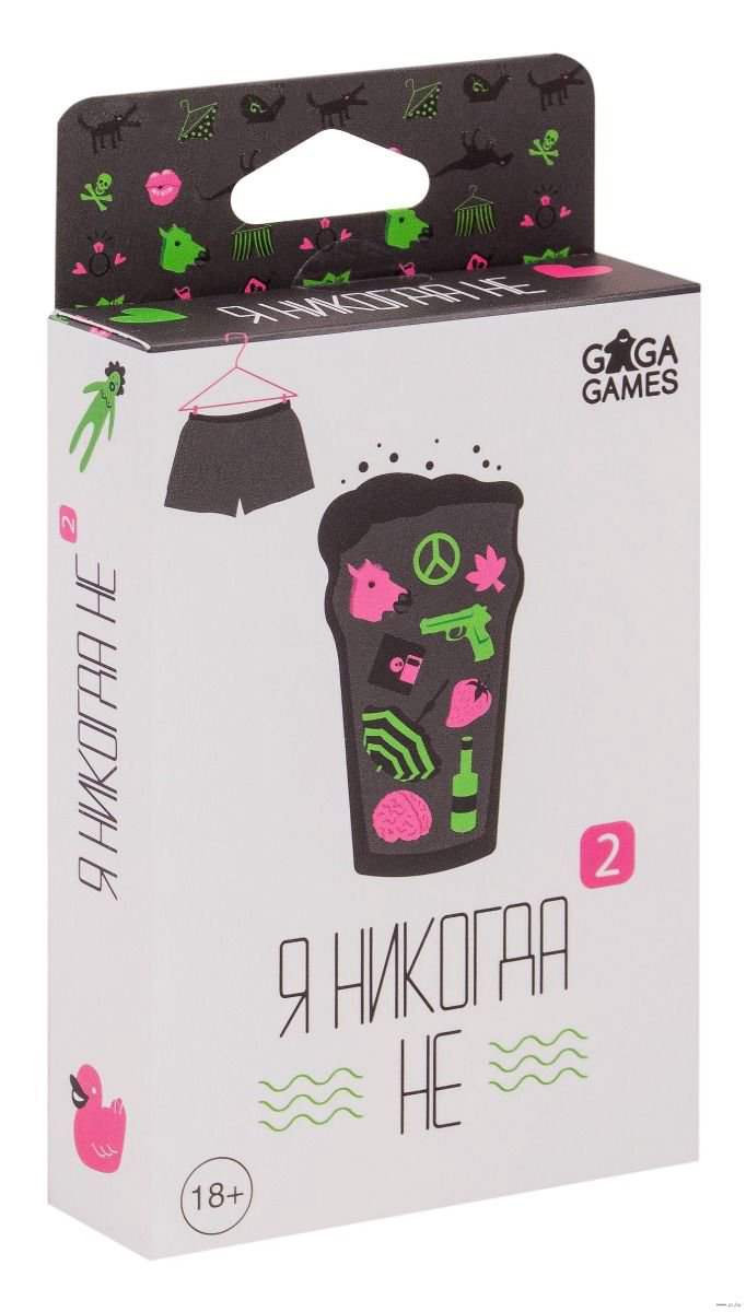 Настольная игра GaGa Я никогда не 2 купить,NaN