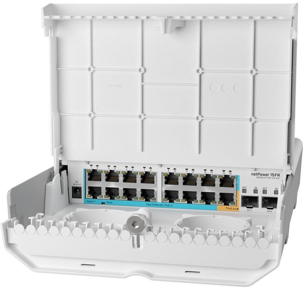 Коммутатор MikroTik CRS318-1FI-15FR-2SOUT