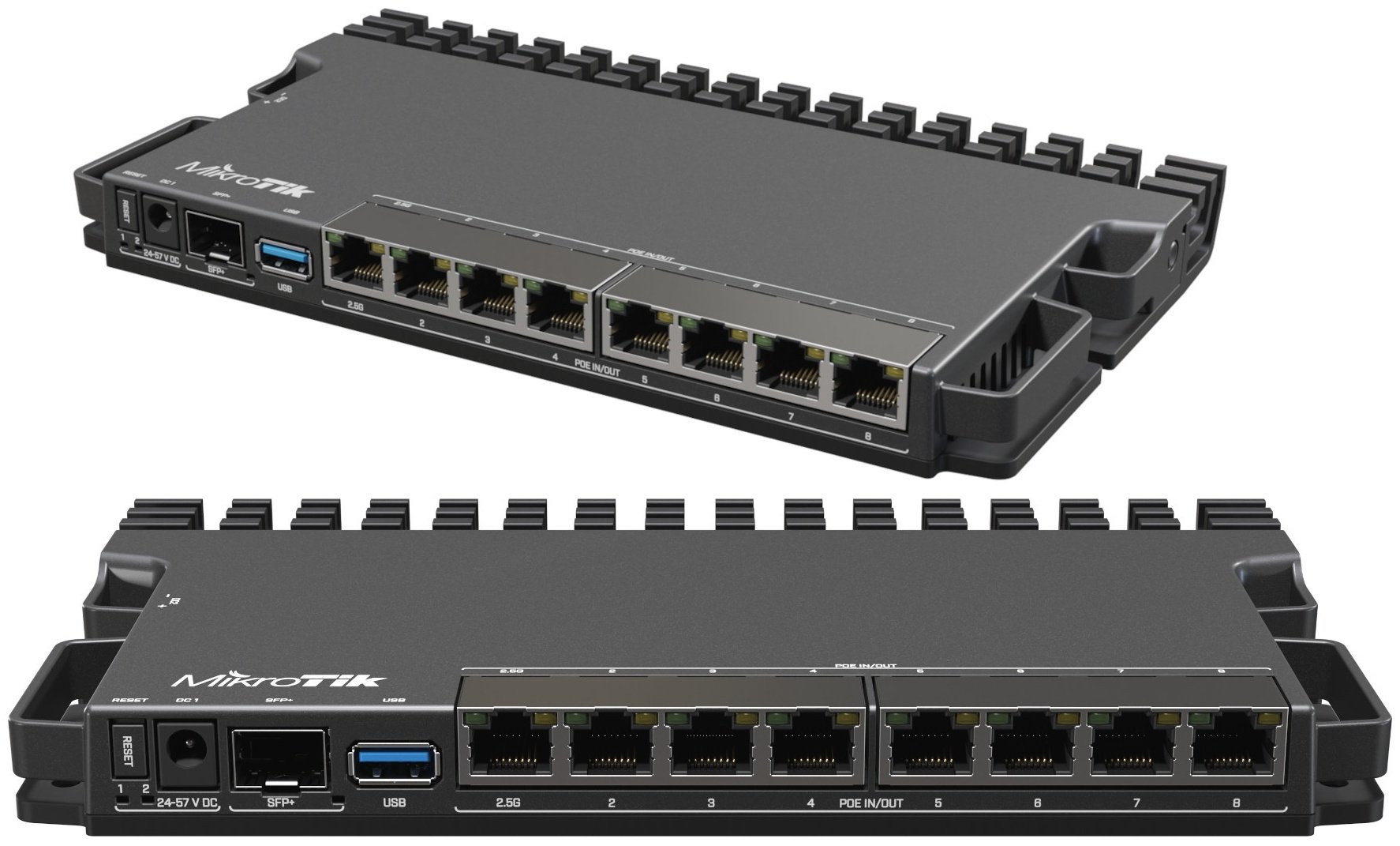 Маршрутизатор MikroTik RB5009UPr+S+IN чёрный 