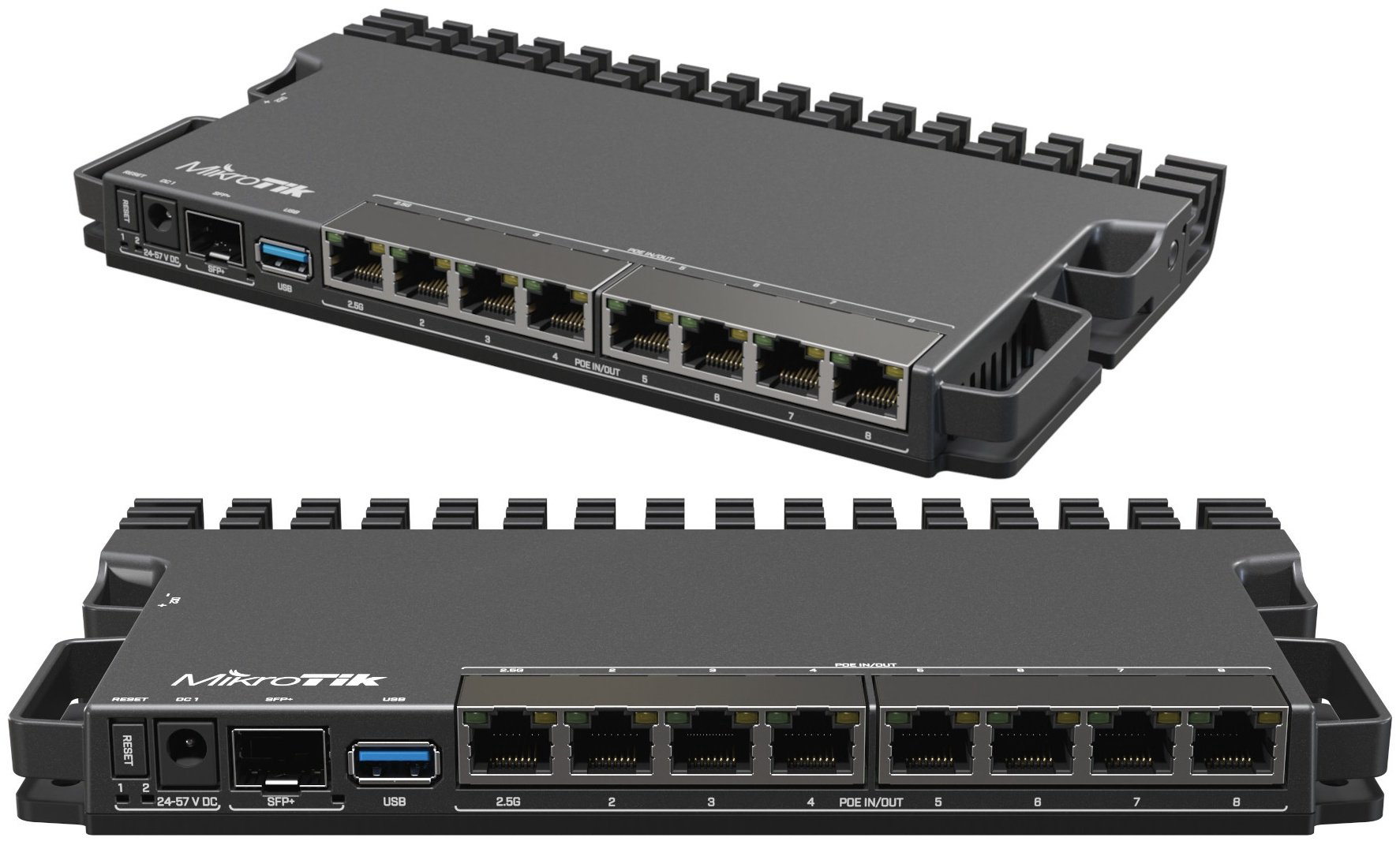 Маршрутизатор MikroTik RB5009UPr+S+IN чёрный 