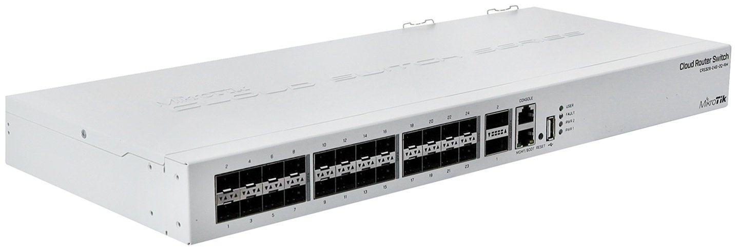 Коммутатор MikroTik CRS326-24S+2Q+RM купить,369336