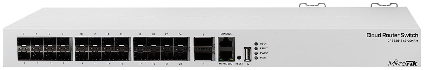 Коммутатор MikroTik CRS326-24S+2Q+RM купить,369336